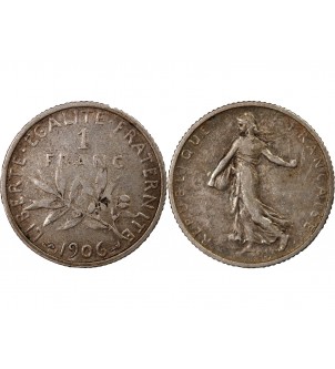 SEMEUSE - 1 FRANC ARGENT 1906 2
