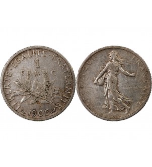SEMEUSE - 1 FRANC ARGENT 1905 2