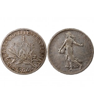 SEMEUSE - 1 FRANC ARGENT 1904 2
