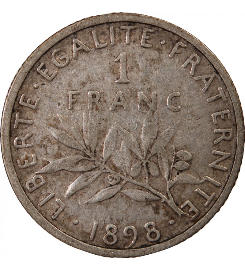 SEMEUSE - 1 FRANC ARGENT 1898