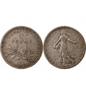 SEMEUSE - 1 FRANC ARGENT 1898 2