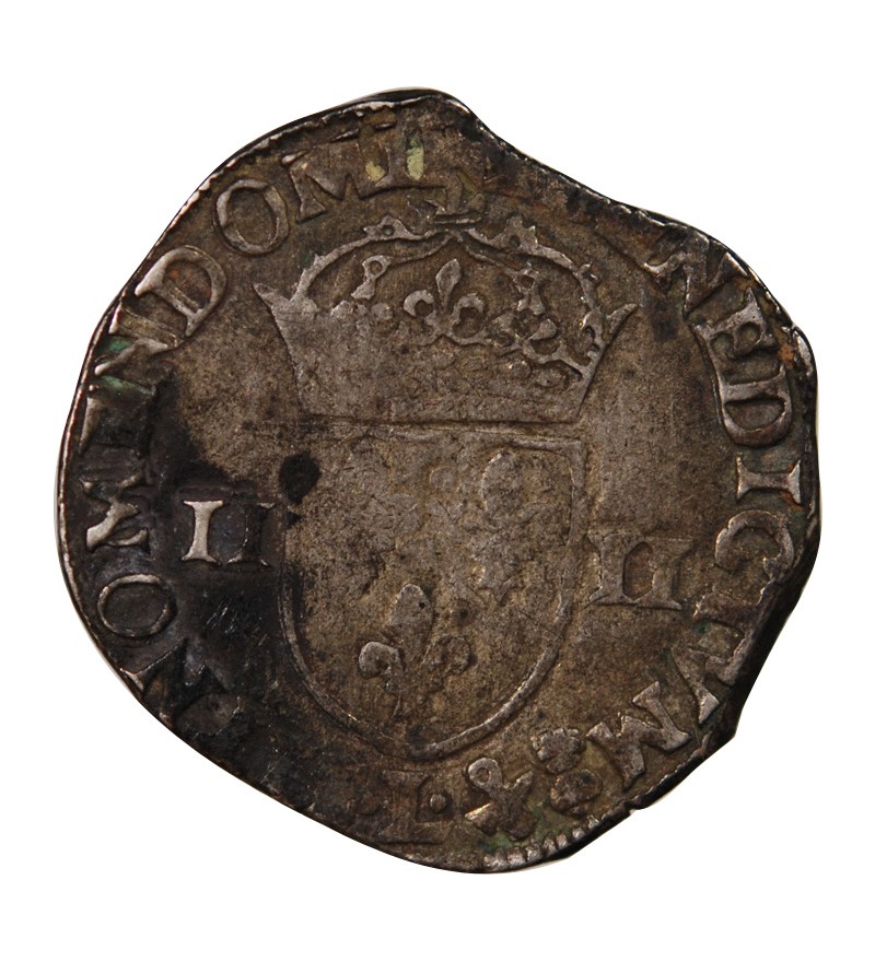 HENRI III - 1/4 ECU ARGENT 1583? L BAYONNE
