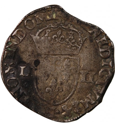 HENRI III - 1/4 ECU ARGENT 1583? L BAYONNE