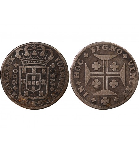 PORTUGAL, JEAN V - 12 VINTENS ARGENT 1748