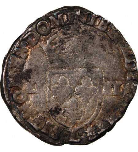 HENRI III - 1/4 ECU ARGENT 1588 L BAYONNE