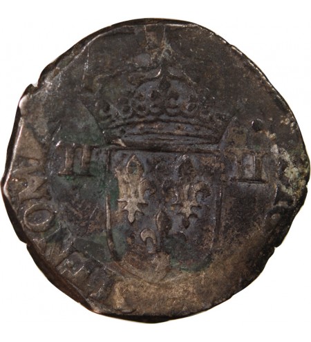 HENRI III - 1/4 ECU ARGENT 15?? L BAYONNE