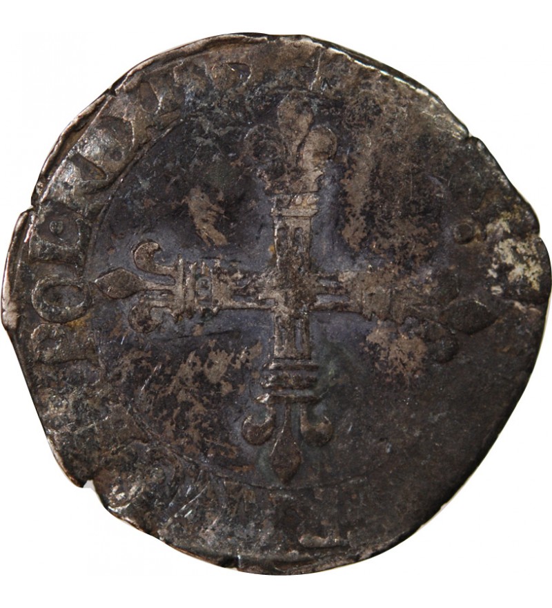 HENRI III - 1/4 ECU ARGENT 15?? L BAYONNE