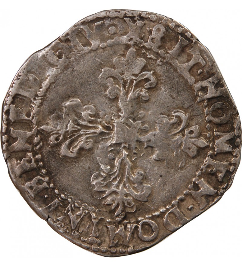HENRI III - 1/2 FRANC ARGENT - BORDEAUX - DATE INCONNUE