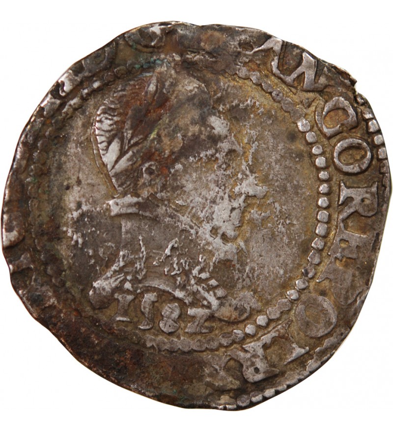 HENRI III - FRANC AU COL PLAT 1582 - ATELIER INCONNU