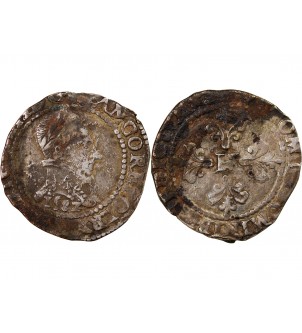 HENRI III - FRANC AU COL PLAT 1582 - ATELIER INCONNU 2