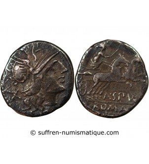 SPURILIA - DENIER ARGENT 139 AV JC ROME