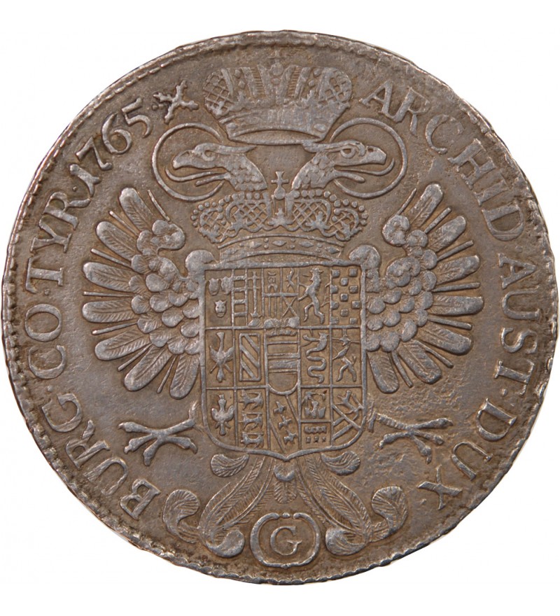 MARGRAVIAT DE BURGAU, MARIE-THÉRÈSE - THALER ARGENT 1765 GÜNZBURG