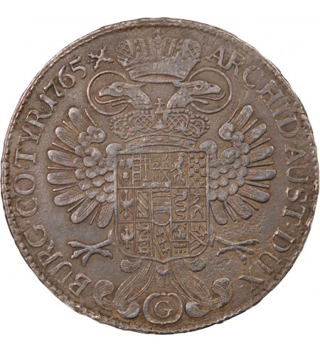 MARGRAVIAT DE BURGAU, MARIE-THÉRÈSE - THALER ARGENT 1765 GÜNZBURG