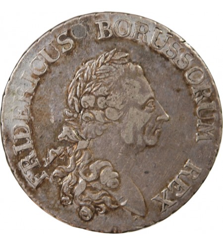 PRUSSE, FREDERIC II - THALER ARGENT 1786 A BERLIN