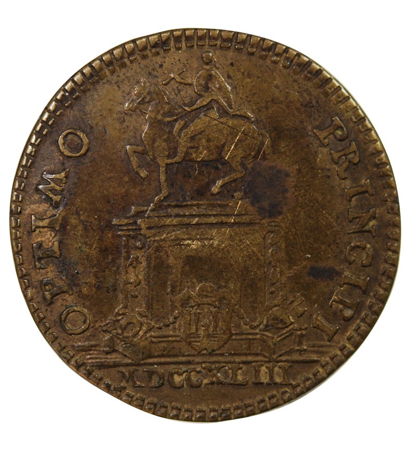 NUREMBERG, LOUIS XV – JETON LAITON 1743