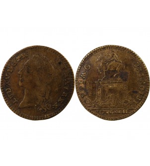 NUREMBERG, LOUIS XV – JETON LAITON 1743 2