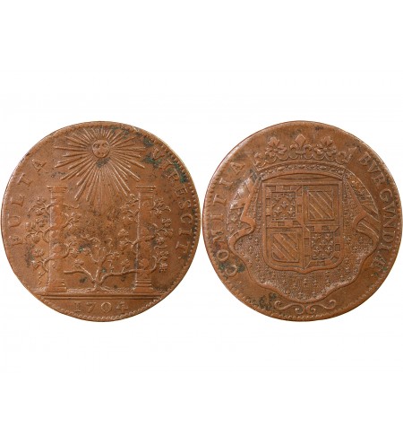 ETATS DE BOURGOGNE, LES PRINCES DE CONDÉ - JETON CUIVRE 1704