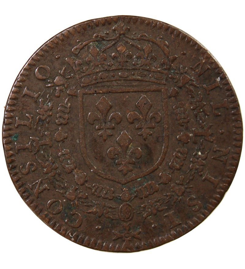 CONSEIL DU ROI, LOUIS XIII - JETON CUIVRE 1642