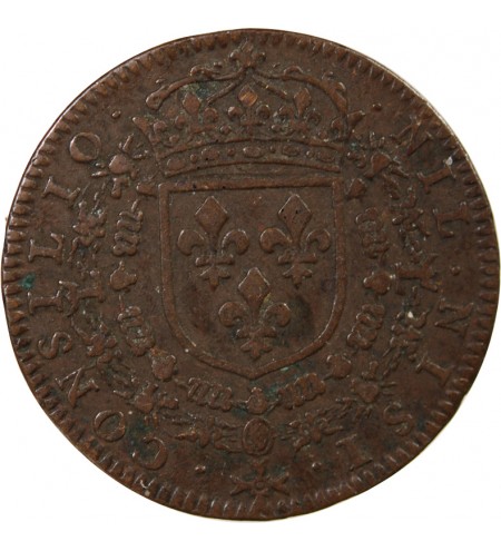 CONSEIL DU ROI, LOUIS XIII - JETON CUIVRE 1642