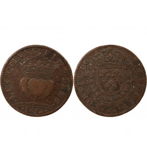 CONSEIL DU ROI, LOUIS XIII - JETON CUIVRE 1642 2