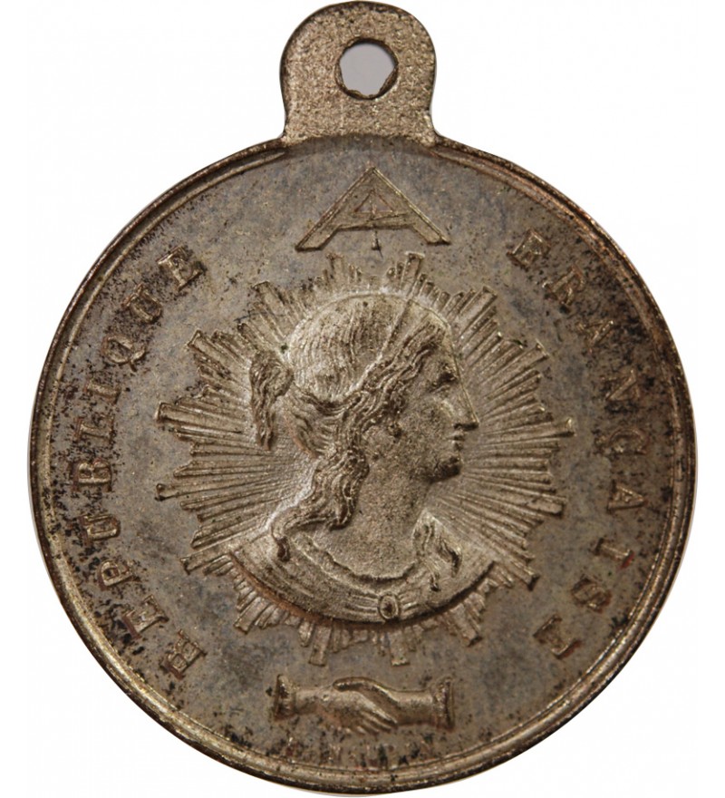 VILLE DE LILLE - MEDAILLE ETAIN 1848