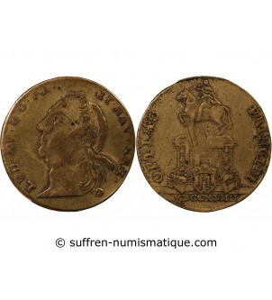 NUREMBERG, LOUIS XV – JETON LAITON 1744