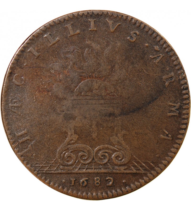 MARIE-THERESE – JETON CUIVRE 1682