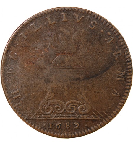 MARIE-THERESE – JETON CUIVRE 1682