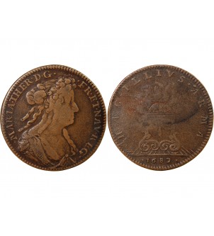 MARIE-THERESE – JETON CUIVRE 1682 2