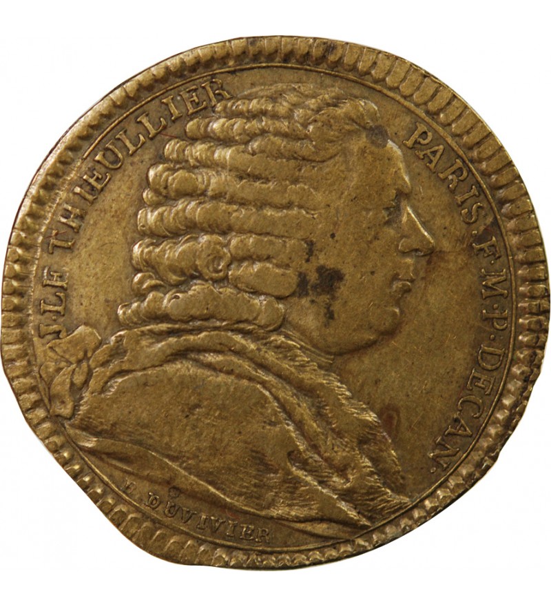 FACULTE DE MEDECINE DE PARIS - JETON LAITON 1762