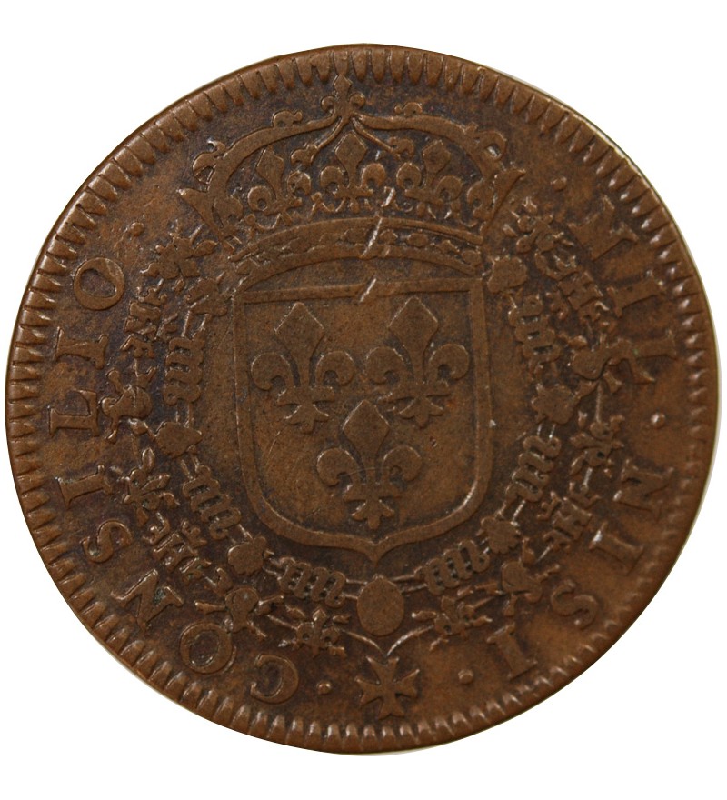 CONSEIL DU ROI, LOUIS XIV - JETON LAITON