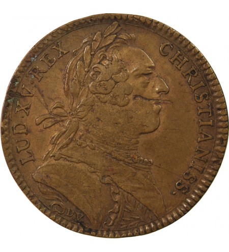 ETATS D'ARTOIS, LOUIS XV - JETON LAITON - Emission de 1750