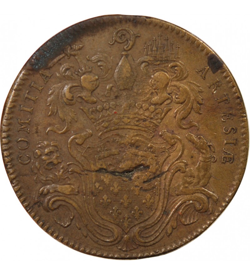 ETATS D'ARTOIS, LOUIS XV - JETON LAITON - Emission de 1750