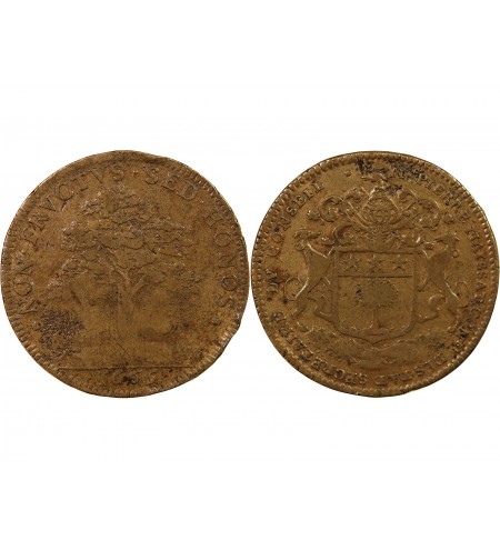 SEIGNEURIE DE LEVEVILLE, PIERRE MAISSAT – JETON LAITON 1665
