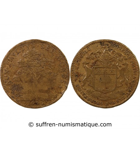 SEIGNEURIE DE LEVEVILLE, PIERRE MAISSAT – JETON LAITON 1665