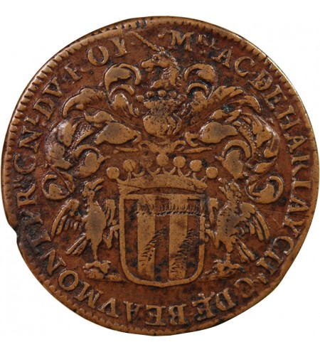 COMTE DE BEAUMONT, ACHILLE DE HARLAY – JETON CUIVRE 1672