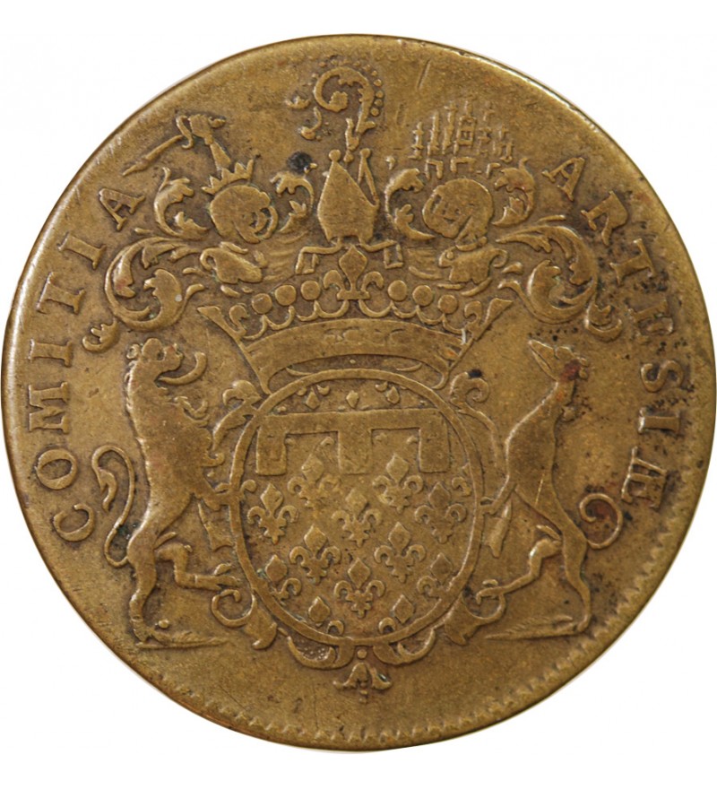 ETATS D'ARTOIS, LOUIS XV - JETON LAITON - Emission de 1756