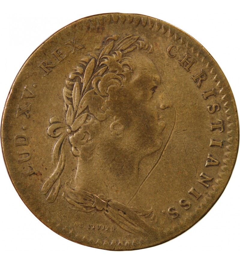 ETATS D'ARTOIS, LOUIS XV - JETON LAITON - Emission de 1756