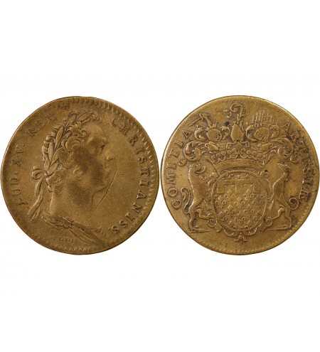 ETATS D'ARTOIS, LOUIS XV - JETON LAITON - Emission de 1756