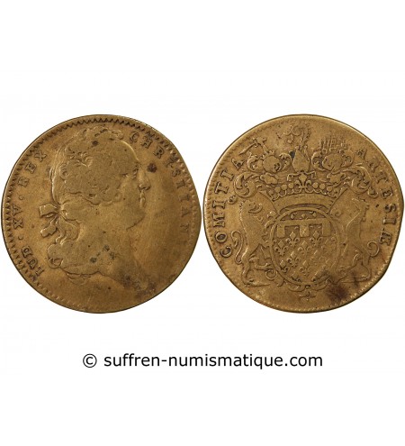 ETATS D'ARTOIS, LOUIS XV - JETON LAITON - Emission de 1732