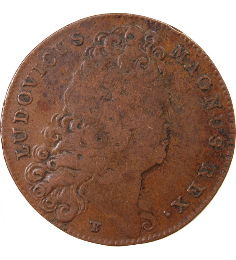 ETATS DE LILLE, LOUIS XIV – JETON CUIVRE 1713