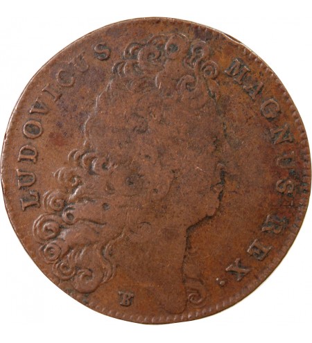 ETATS DE LILLE, LOUIS XIV – JETON CUIVRE 1713
