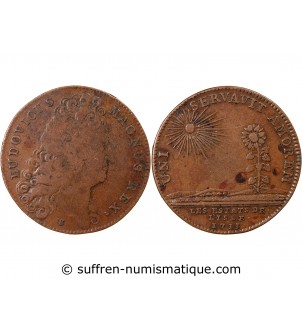 ETATS DE LILLE, LOUIS XIV – JETON CUIVRE 1713