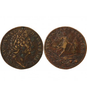 BATAILLE DE SENEFFE, LOUIS XIV – JETON LAITON 2