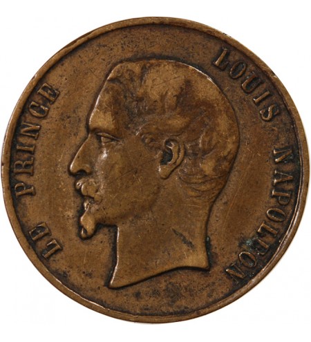 LE PRINCE LOUIS-NAPOLEON - MEDAILLE LAITON