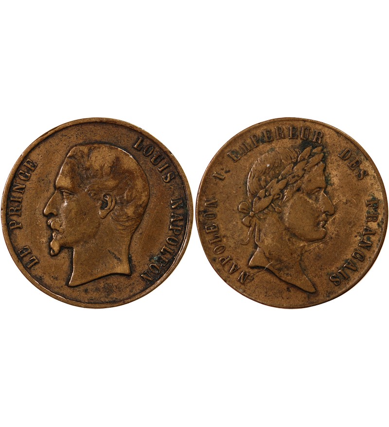 LE PRINCE LOUIS-NAPOLEON - MEDAILLE LAITON