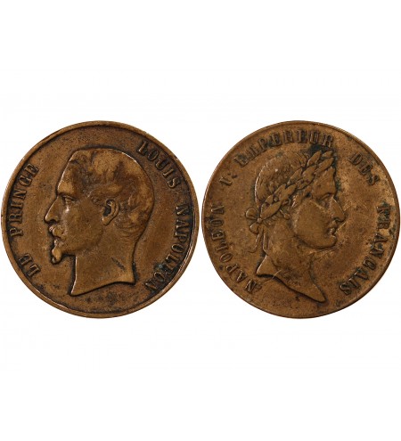 LE PRINCE LOUIS-NAPOLEON - MEDAILLE LAITON