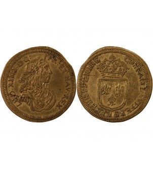 NUREMBERG, LOUIS XIV – JETON LAITON 2