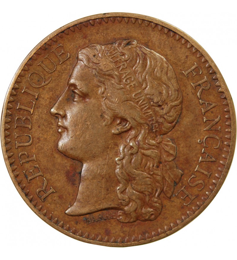 ADMINISTRATION DES MONNAIES - MEDAILLE CUIVRE 1878