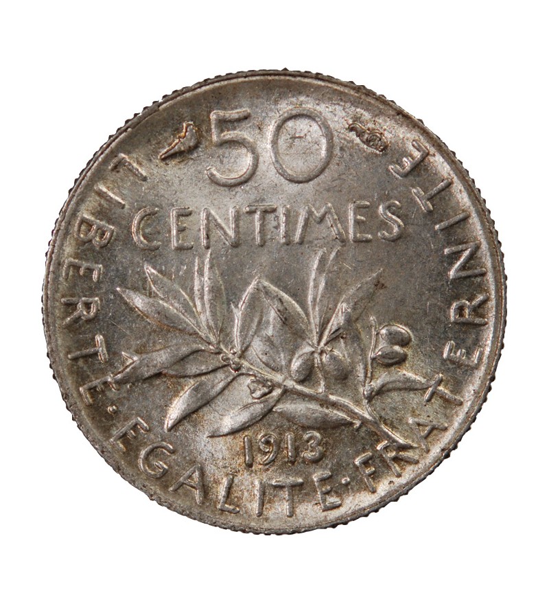 SEMEUSE - 50 CENTIMES ARGENT 1913